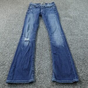Buckle BKE Jeans Womens 28 Dark Blue Denim Pants Payton Bootcut Low Rise Stretch